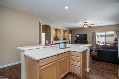 kitchen family room back yard view