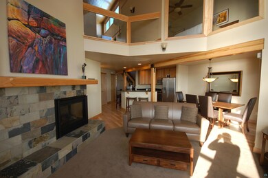 Living room featuring hardwood / wood-style floori