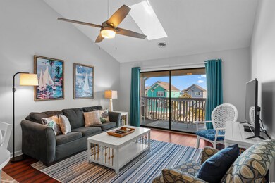 Living room featuring hardwood / wood-style floors