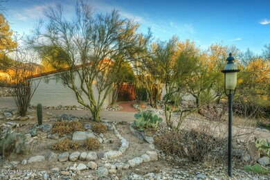 Adobe construction front of home