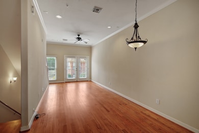 Check out this spacious living and dining area! Th
