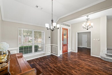 This fabulous formal dining room is the perfect size to entertain large groups and for those more intimate occasions. With elegant finishes and plenty of space to gather, you'll create memories of a lifetime in this beautiful space.
