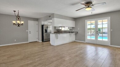 Open concept floorplan