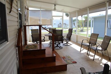 screen room with custom blinds