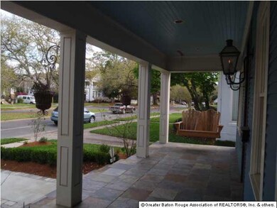 Slate front porch