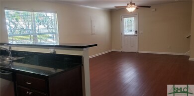 Light and spacious living area.
