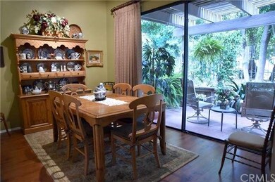 Formal Dining Room showing sliders to patio