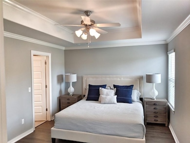 stock photo of master bedroom reversed