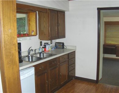 Kitchen. Galley kitchen connects to 12  x 10  brea