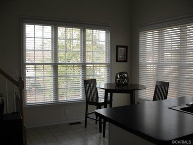 Eat in kitchen with rear staircase