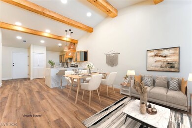 Living area featuring recessed lighting and light