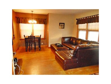 Dining Area. Family room/dining room combo has lar
