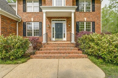 This stately brick and transom details make for a