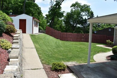 Beautiful backyard setting featuring plenty of out