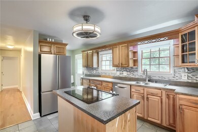 The heart of the home is the kitchen with abundant