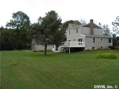 Exterior Back. Rear & side view of home showing th