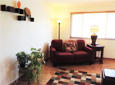 View of Living Room from Kitchen/Dining Area