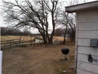From rear of garage looking sw