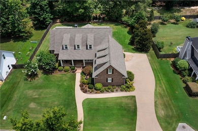 View from above of property