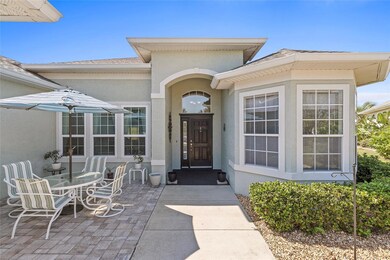 Front entry with brick paver patio