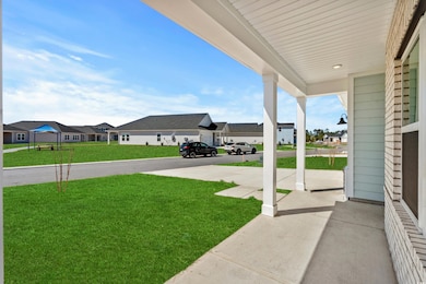 View of yard featuring a residential view