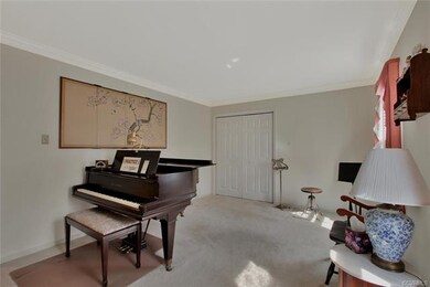 Living room now used as music room