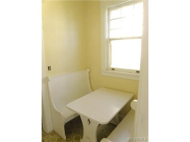 Breakfast Nook between Dining Room and Kitchen