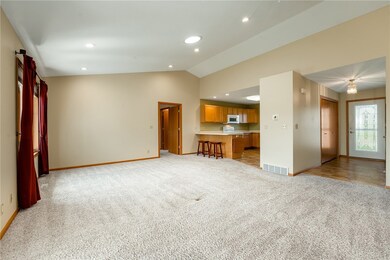 Spacious, great room (living room/dining room) wit