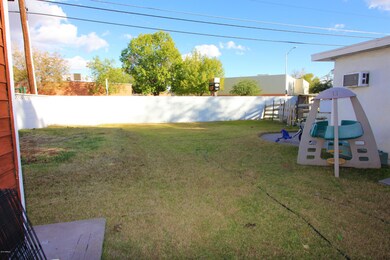 Large backyard