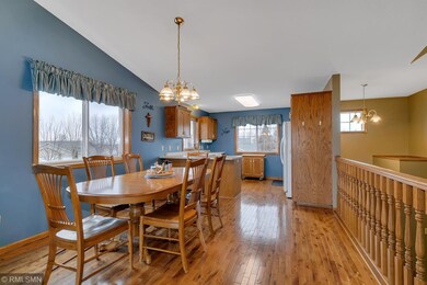 Bright dining space just off the kitchen.