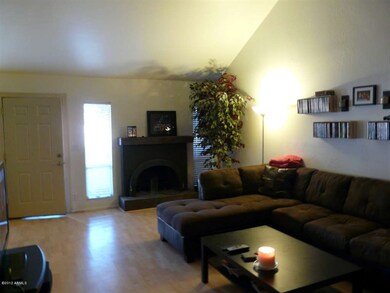 Family with fireplace