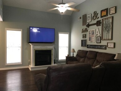 Large Great Room With Gas Fireplace
