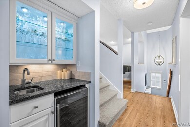 Wet bar, wine cooler, cabinetry - all new.