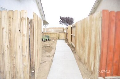 New walkway on side yard