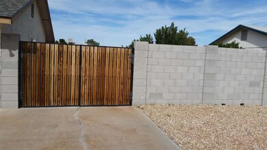 BIG RV GATE w Block Wall
