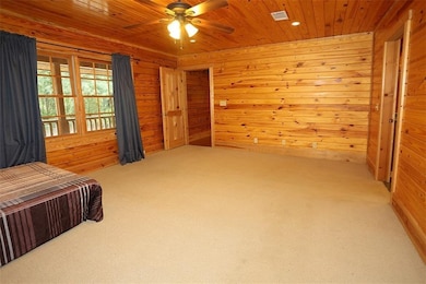 The owner's bedroom is generously sized.