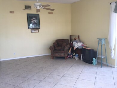 Living area view from dining