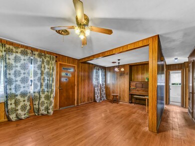 Large living or living and dining area