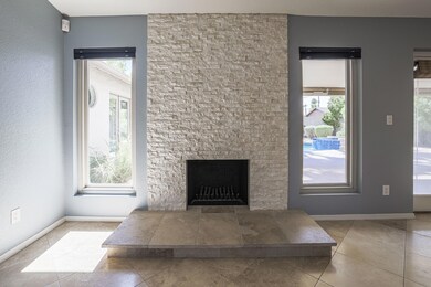 Wood Burning Fireplace