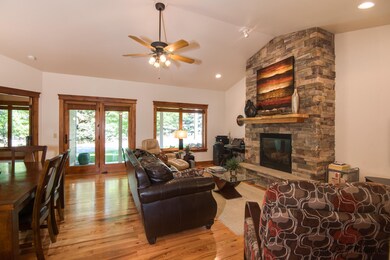Living/Dining area with lots of windows