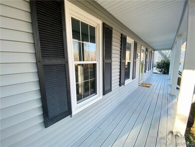 View of full front porch