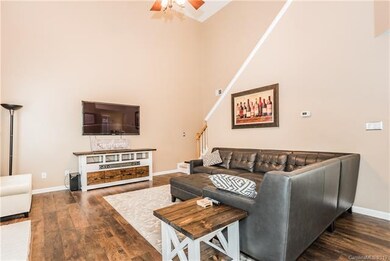 Another view of the large two story great room!