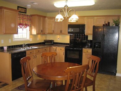Large kitchen that opens to great room.