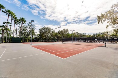 View of tennis court