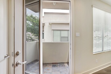 Patio off the living room.