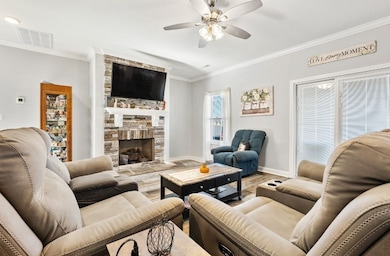 Room also offers wood style flooring and multiple sources of natural light.  561 Tacoma Dr Clarksville TN 37043