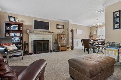 Living room to the left of the entry.