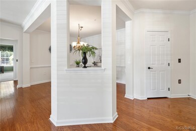 Art niche from foyer/dining room.