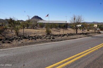 Front on paved road