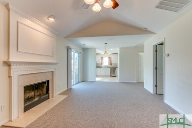 Vaulted Ceiling In Living Area.